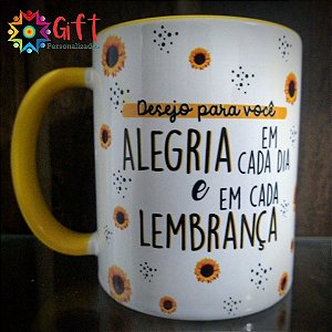 05 - Caneca Alça / interior Color Personalizada