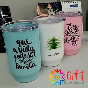 30 - Copo de Polímero com Tampa - Personalizado