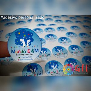 22 - Adesivo Personalizado 4x4cm