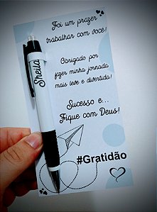 31 - Card+ Caneta Personalizados