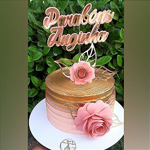 32 - Topo de Bolo Personalizado