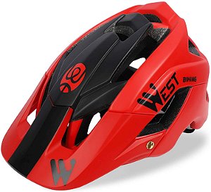 Tomshin Capacete de bicicleta leve com forro removível macio e viseira ajustável masculino.