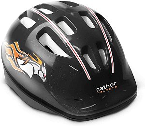 Acessorio Para Bicicleta Capacete Infantil Preto Nathor Preto