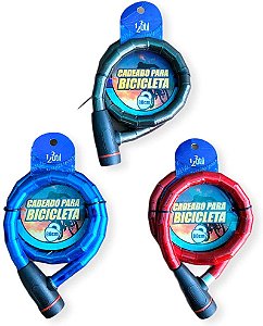 Trava Cadeado Articulado Moto Bicicleta Portão Antifurto 80 CM (AZUL)