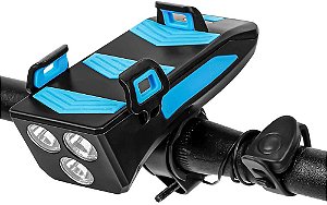 Domary Multifuncional 4 EM 1 bicicleta luz 250 lúmens