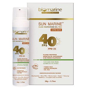 Protetor Solar Pele Oleosa Sun Marine FPS40 Biomarine