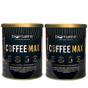 Duas Bebidas Funcionais Coffee Max Biomarine