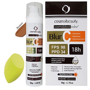 Cosmoblock Blur C Bronze Com Vitamina C Fps98 Cosmobeauty