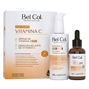 Kit Sérum e Máscara Vitamina C Bel Col