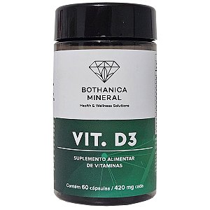 Suplemento Alimentar Vitamina D3 Bothanica Mineral