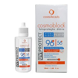 Protetor Solar Antissinais Fps 96 Hydra Acqua Cosmobeauty