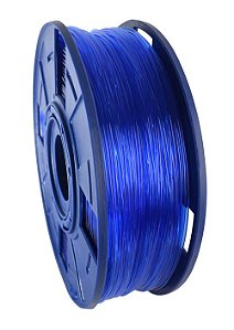 Filamento Premium 175 mm Alta Pureza PLA - 500g Cor:Azul Translúcido