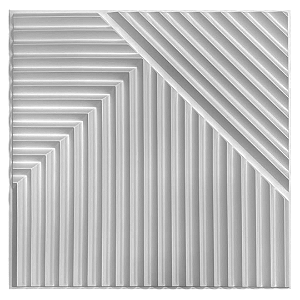 Placas de Poliestireno 3D Clássicas 0.5mm Ripado