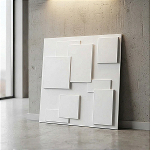 Placas de Poliestireno 3D Clássicas 0.5mm Quadratto