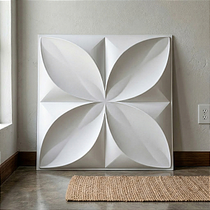 Placas de Poliestireno 3D Clássicas 0.5mm Pétalas