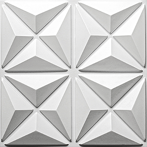 Placas de Poliestireno 3D Clássicas 0.5mm Mini Estrelar