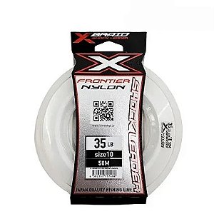 Linha (Leader) Fluorcarbono X-Braid Frontier Nylon Shock Leader / 0,64mm - 50 lbs #14