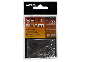 Argola Split Ring-51 tamanho 01 - Pacote c/ 20un - 14kg