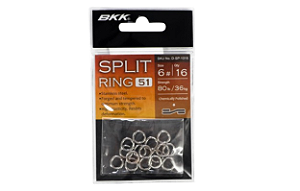 Argola Split Ring-51 tamanho 06 - Pacote c/ 16un - 36kg