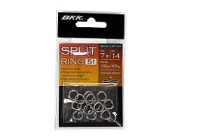 Argola Split Ring-51 tamanho 07 - Pacote c/ 14un - 45kg