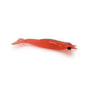 Iscas Camarões Artificiais ULTRA SOFT 7,5CM 3 unidades - RED