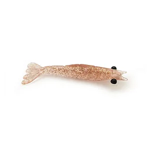 Iscas Camarões Artificiais ULTRA SOFT 9CM 3 unidades - COBRE