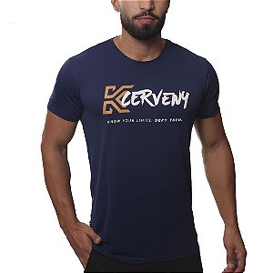 Camiseta Masculina Kaique Cerveny - Azul Marinho