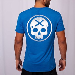 Camiseta masc. BSCross Halftone - Azul