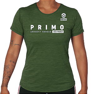 Camiseta Feminina Personalizável Exclusive Team - BS Cross - Verde Militar