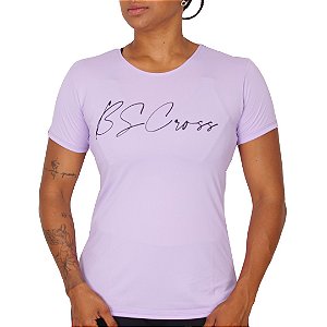 Camiseta fem. Signature BSCross - Lilás