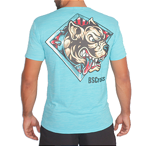 Camiseta Mas. PitBull BS - Azul