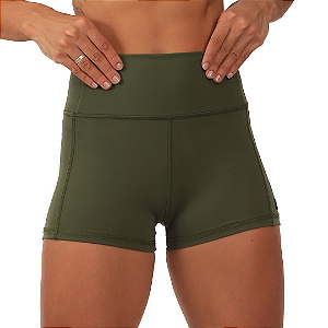 Short cintura alta BSCross - Verde Militar