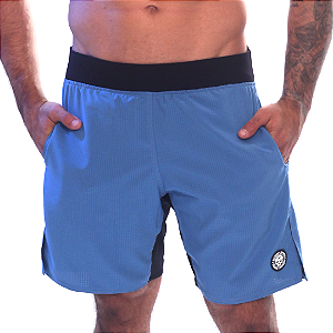 Short masc. Térmico Texturizado BSCross - Azul