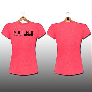 Camiseta Feminina Personalizável Exclusive Team - BS Cross - Rosa Neon