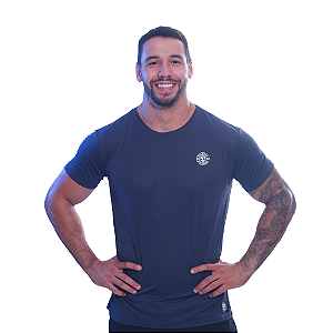 Camiseta Mas. Old School Basic - Marinho