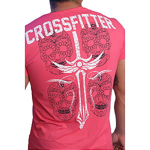 Camiseta Mas. Crossfitter - Rosa