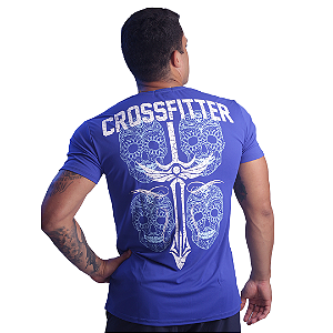 Camiseta Mas. Crossfitter - Azul