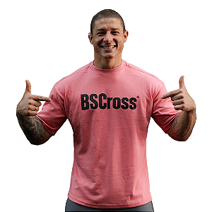 Camiseta Mas. Oversized BS - Rosa