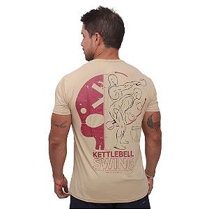 Camiseta Mas. BS Kettlebell Swing/creme