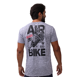 Camiseta Mas. BS Air Bike - Cinza Mescla
