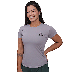 Camiseta fem. Made for Champions BS - cinza