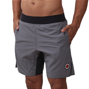 Short masc. Térmico BSCross Texturizado - Cinza