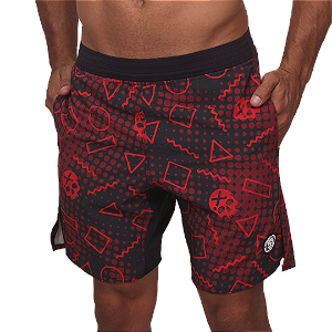 Short mas. BS Red Skull  Geometric