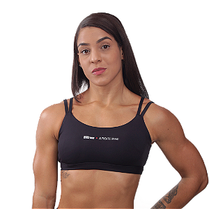 Top c/ recorte costa Authentic - Preto
