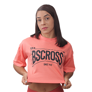 Cropped BS Oversized - Salmão