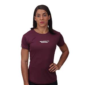 Camiseta fem. BS Basica - Vinho