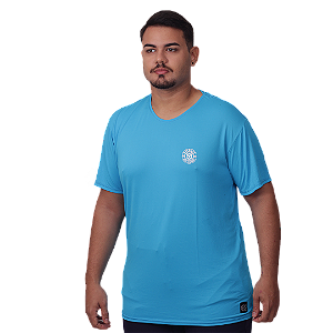 Cam Masc. Old School Plus SIze Bs - Azul Céu