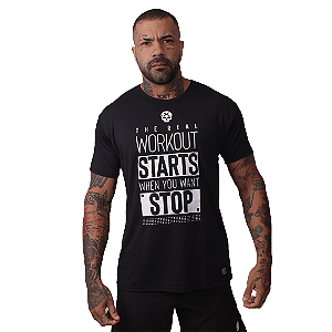 Camiseta Mas. Workout BSCross - Preto
