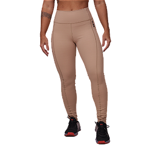 Calca Legging Alta  Compress - Canela