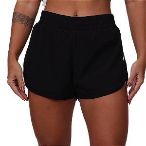 Short fem. Bs Tactel Imper Com Short Interno - Preto
